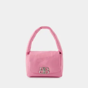 Monaco Sling S Shoulder Bag - Balenciaga - Leather - Pink
