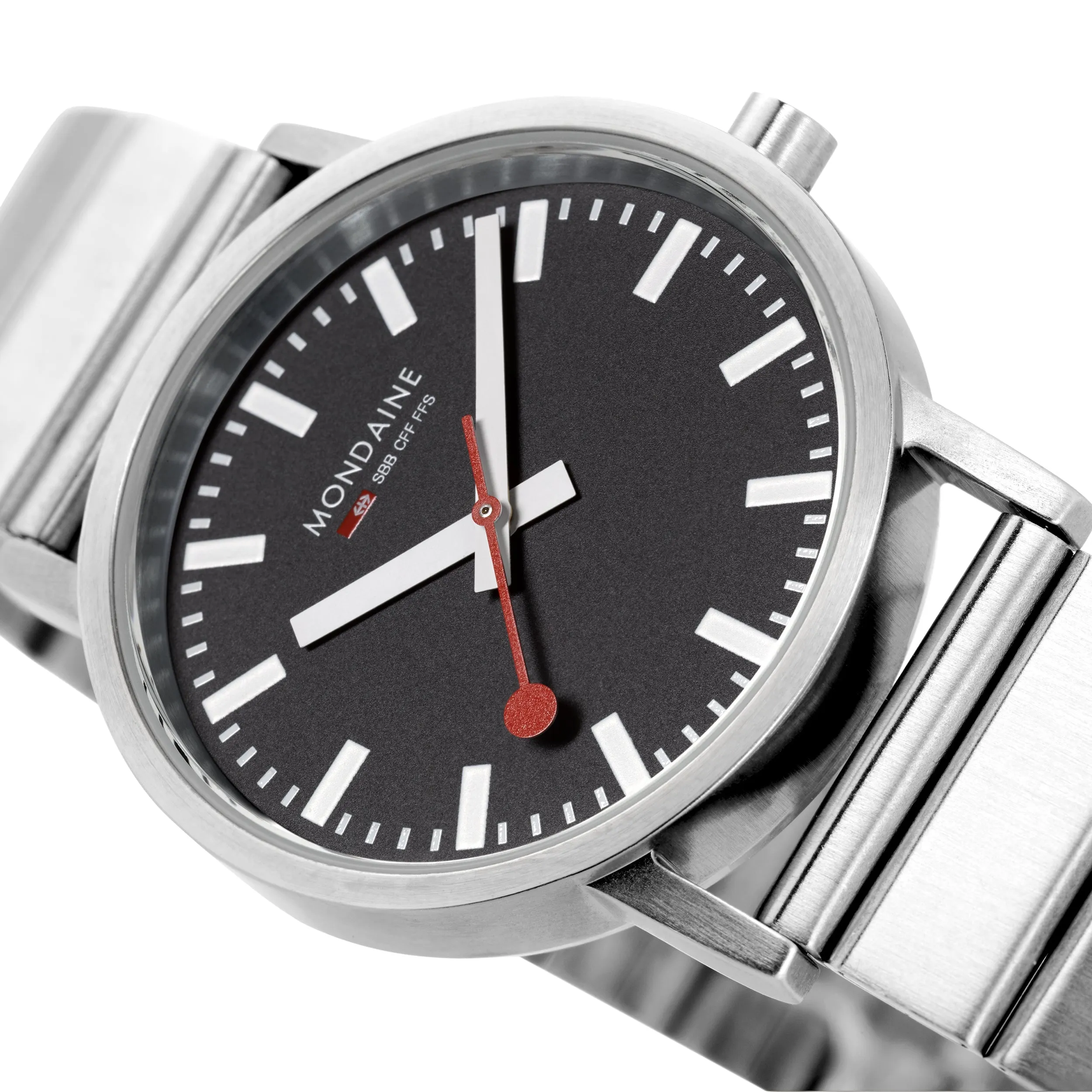 Mondaine Classic Unisex Black Watch A660.30314.16SBW