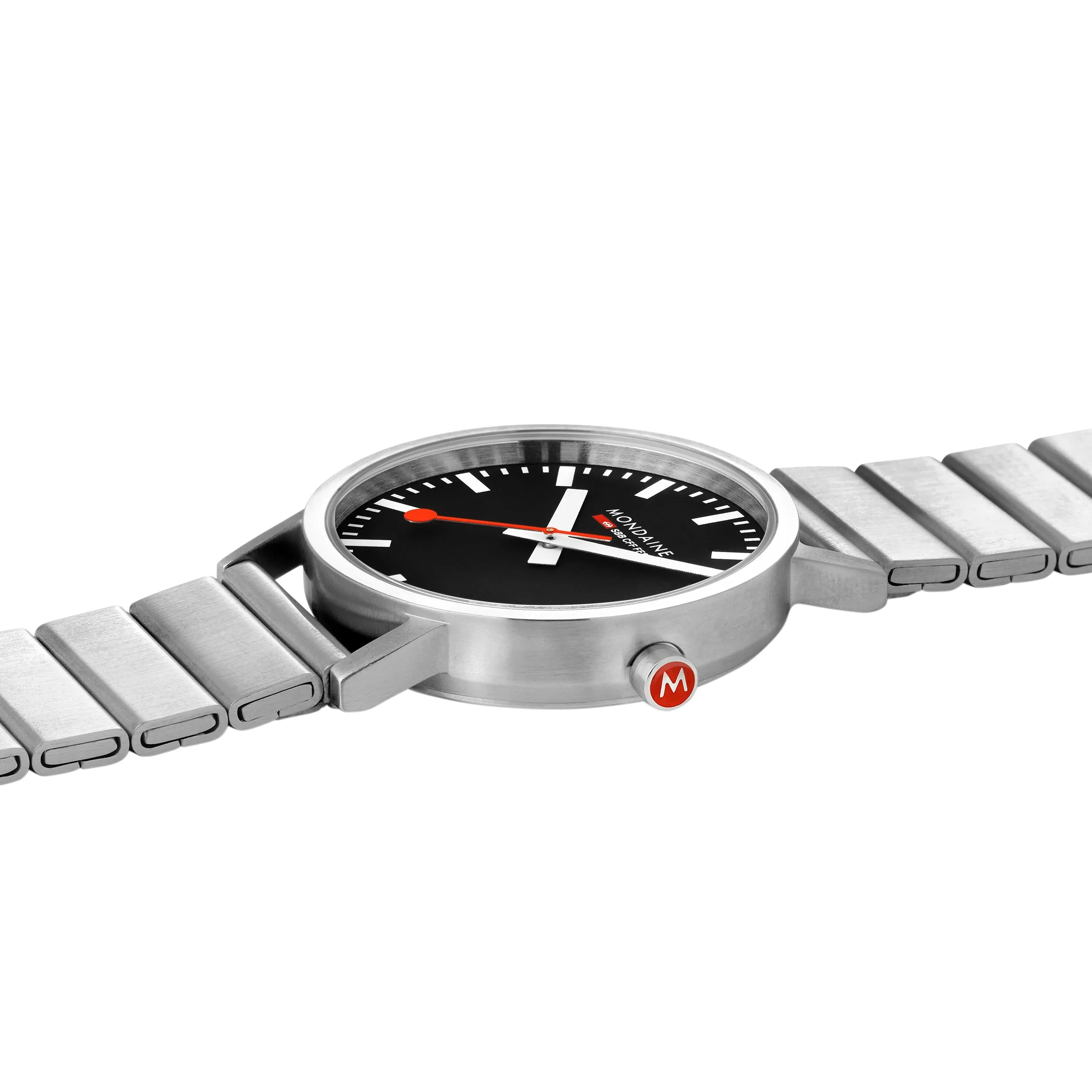 Mondaine Classic Unisex Black Watch A660.30360.16SBW