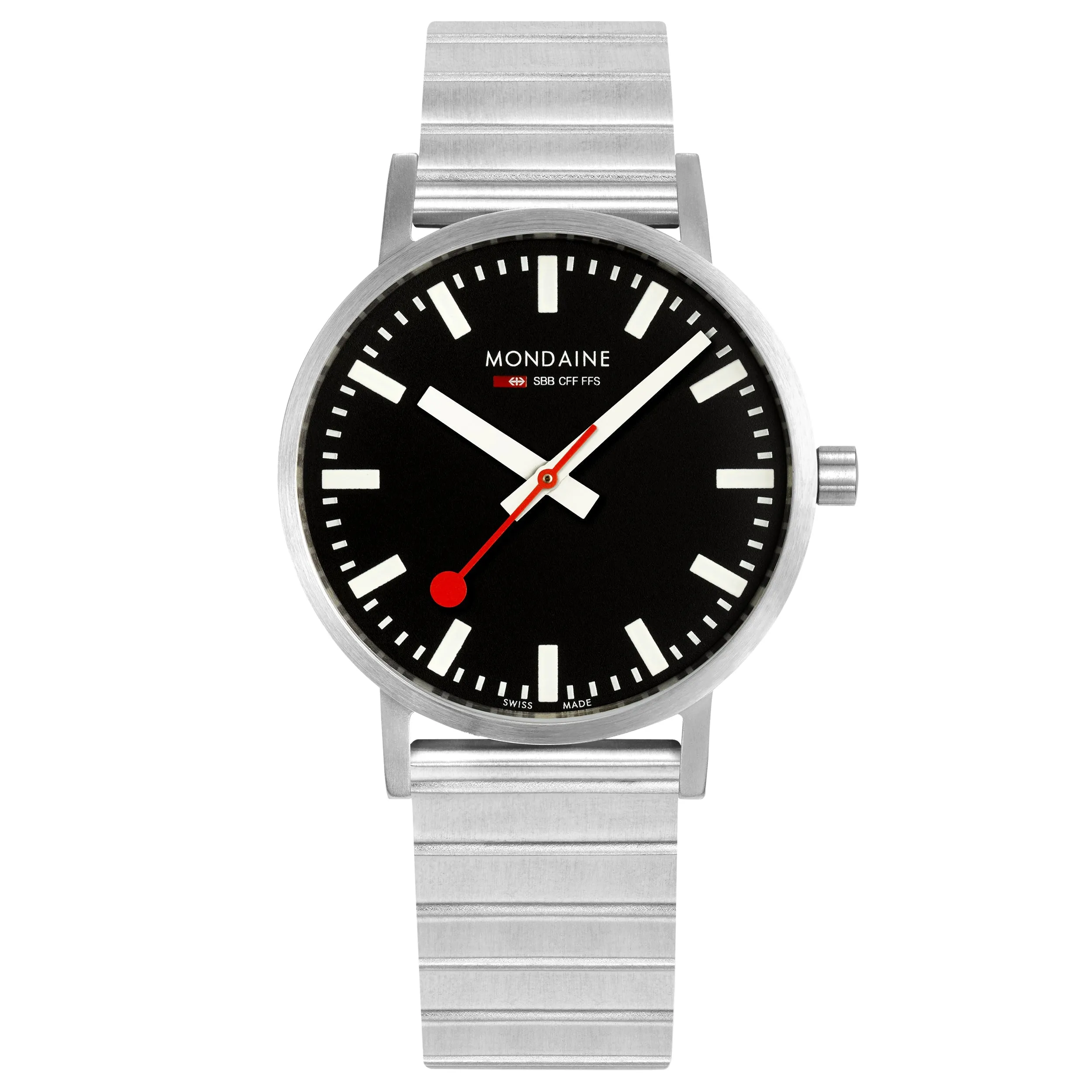 Mondaine Classic Unisex Black Watch A660.30360.16SBW