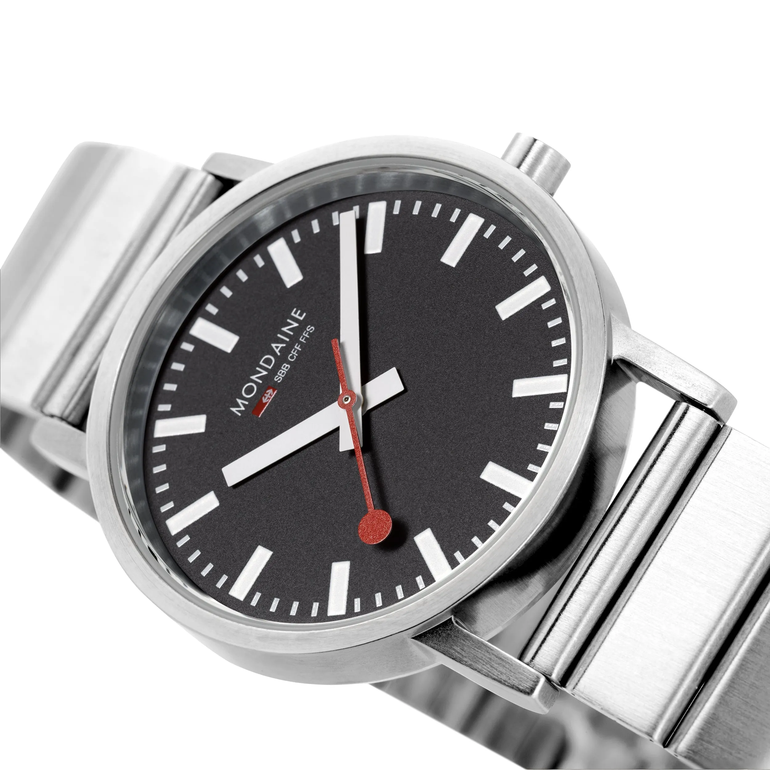 Mondaine Classic Unisex Black Watch A660.30360.16SBW