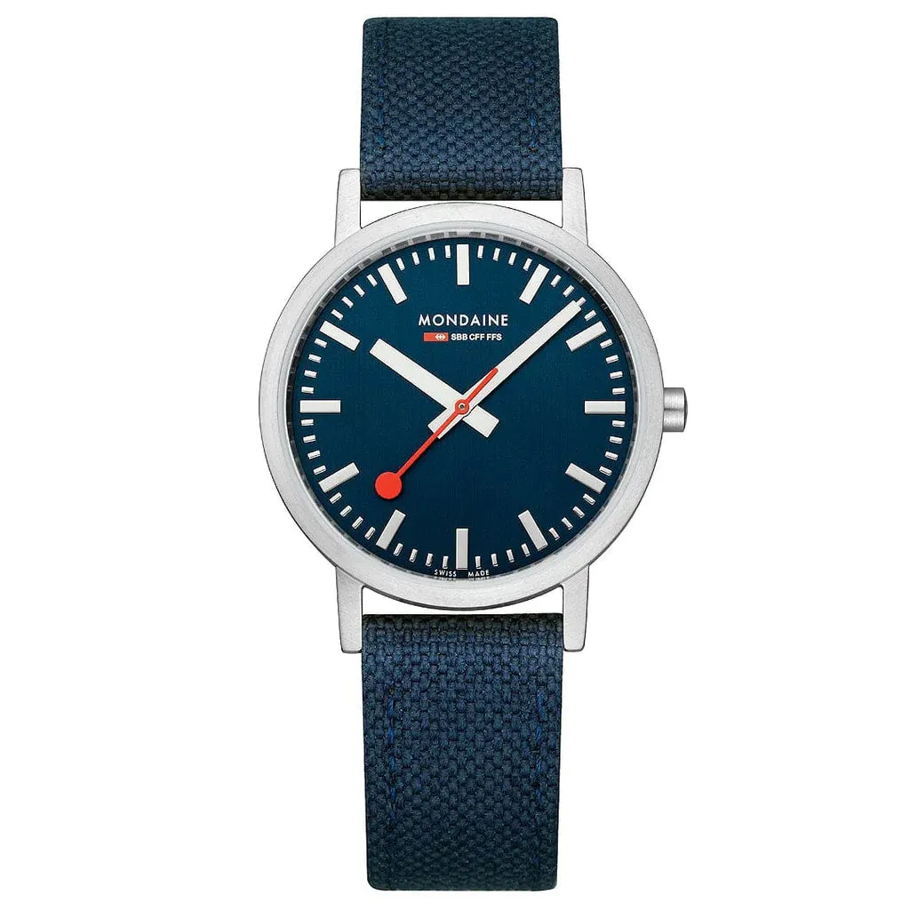 Mondaine Classic Unisex Blue Watch A660.30314.40SBD