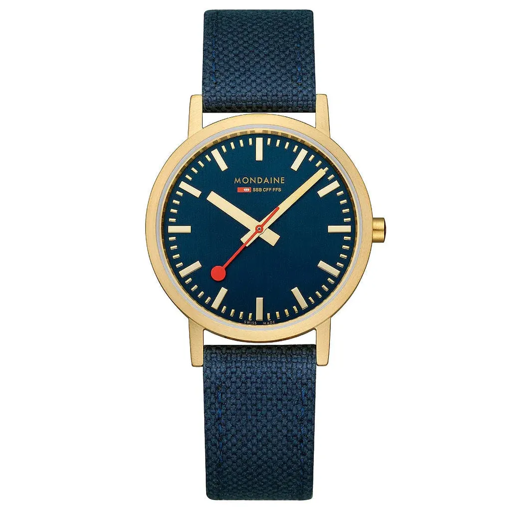 Mondaine Classic Unisex Blue Watch A660.30314.40SBQ