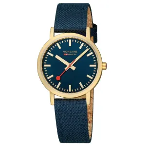 Mondaine Classic Unisex Blue Watch A660.30314.40SBQ