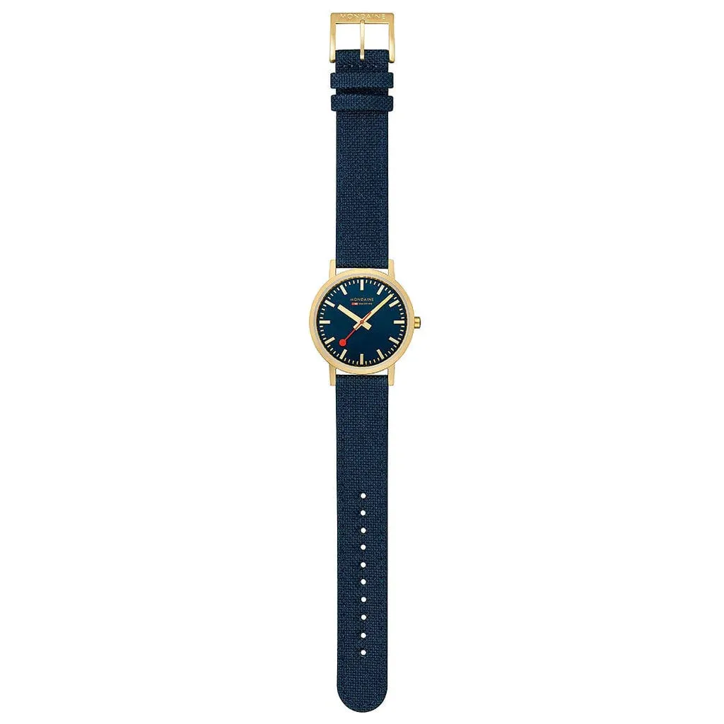 Mondaine Classic Unisex Blue Watch A660.30314.40SBQ