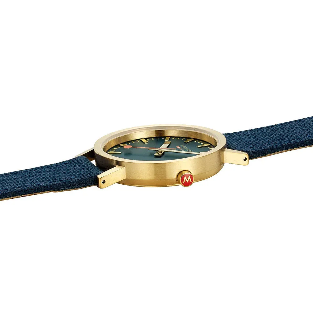 Mondaine Classic Unisex Blue Watch A660.30314.40SBQ