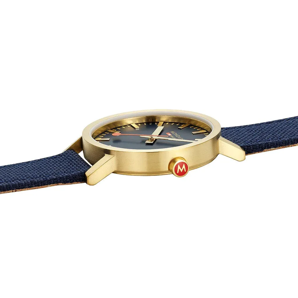Mondaine Classic Unisex Blue Watch A660.30360.40SBQ