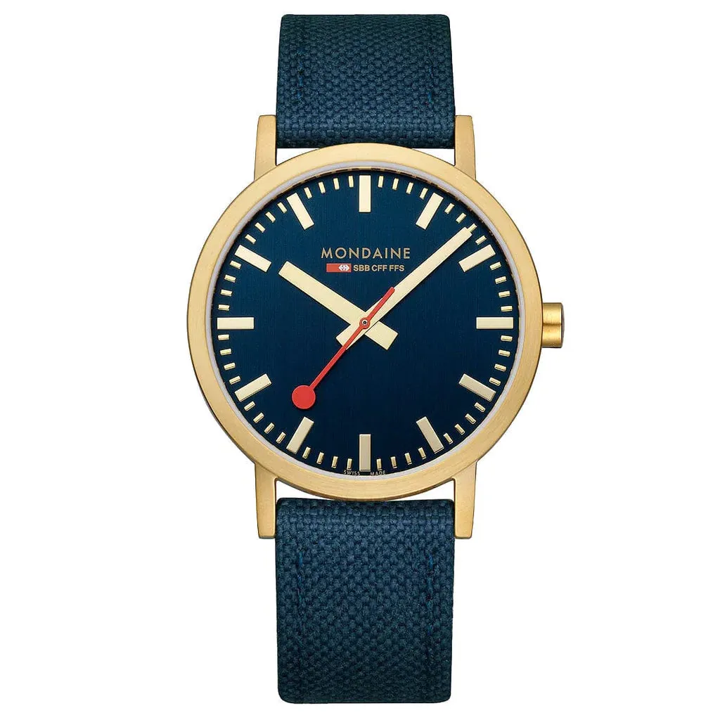 Mondaine Classic Unisex Blue Watch A660.30360.40SBQ