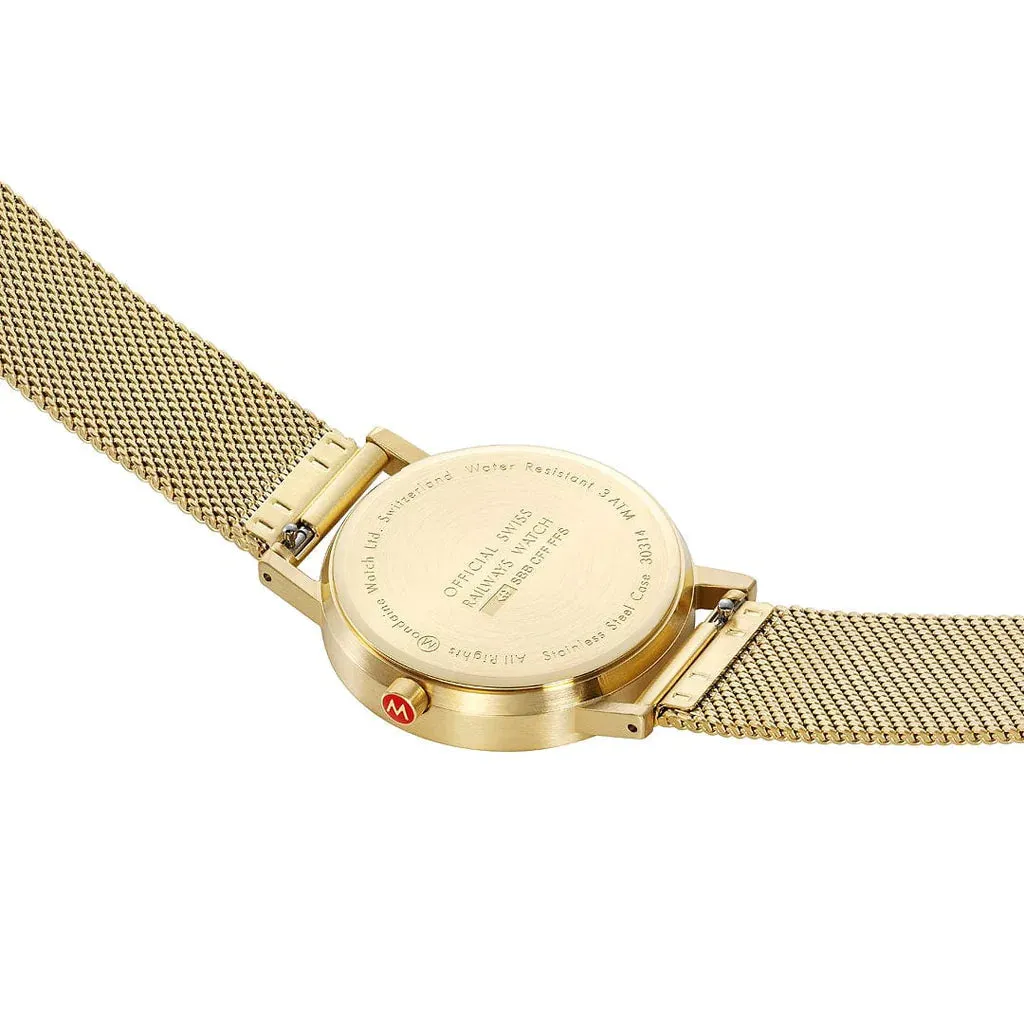 Mondaine Classic Unisex Gold Watch A660.30314.40SBM