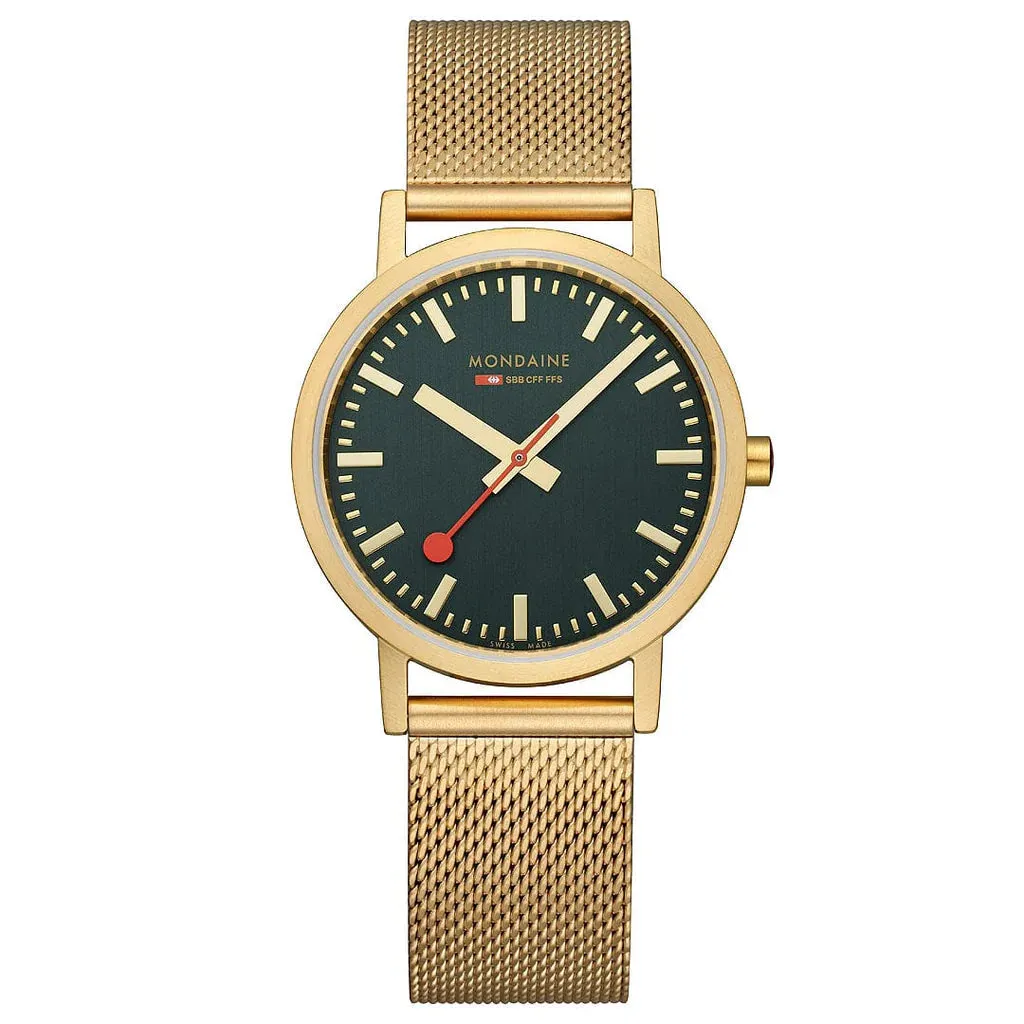 Mondaine Classic Unisex Gold Watch A660.30314.60SBM