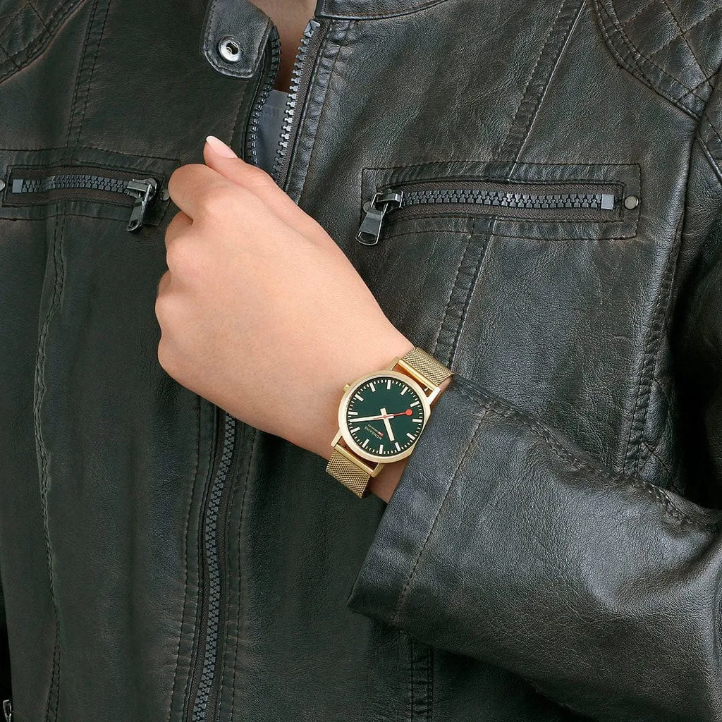 Mondaine Classic Unisex Gold Watch A660.30314.60SBM