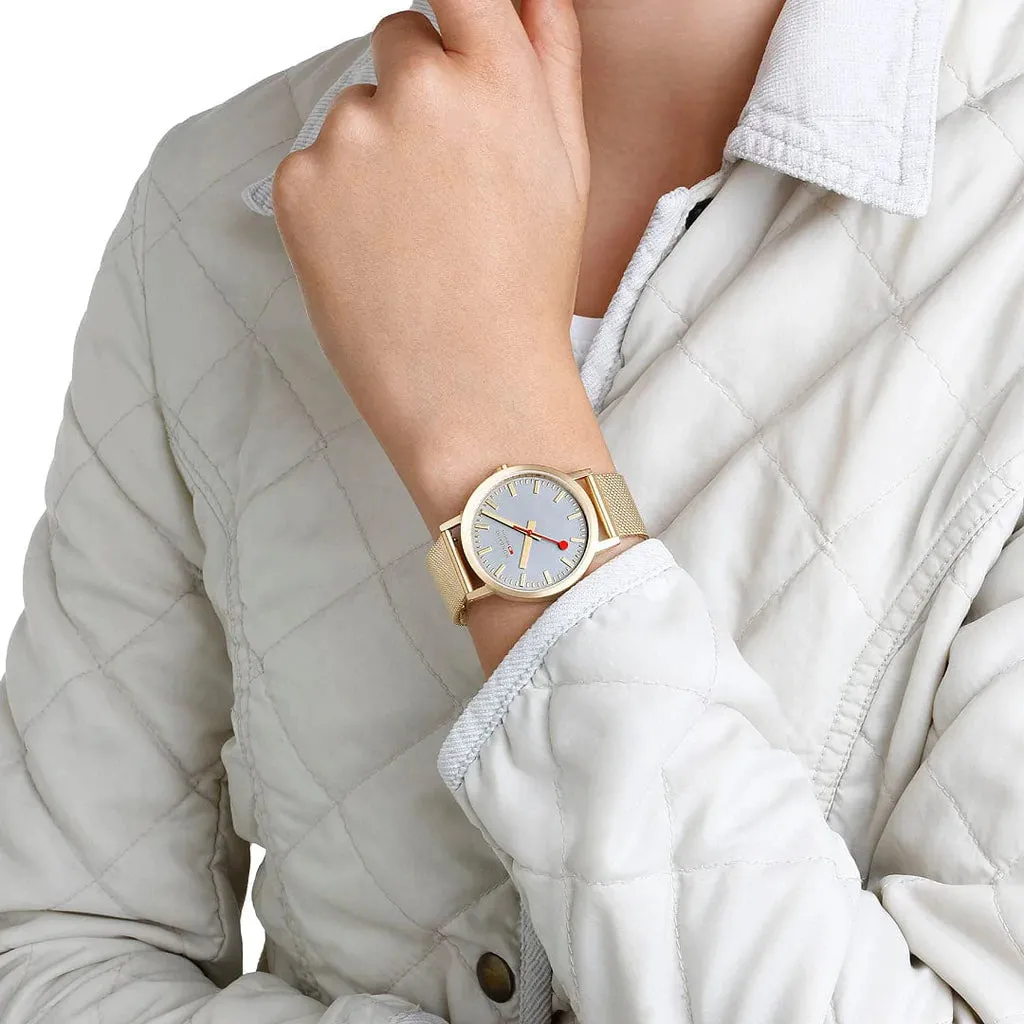 Mondaine Classic Unisex Gold Watch A660.30314.80SBM