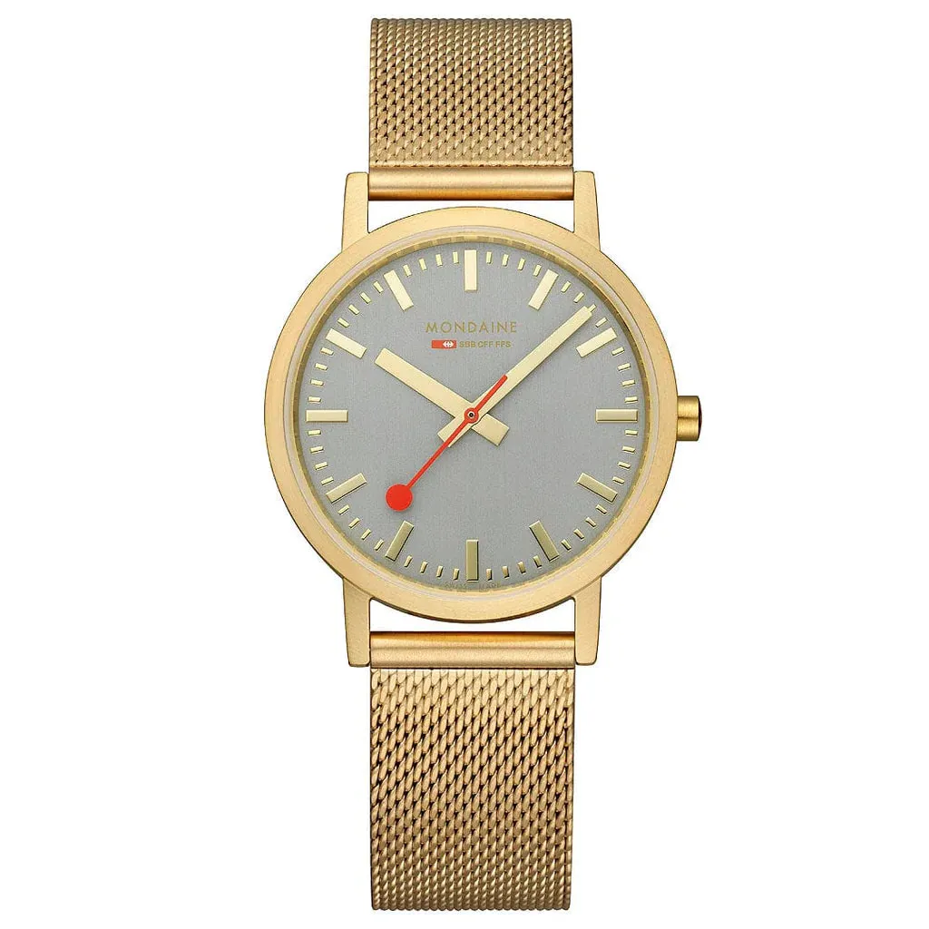Mondaine Classic Unisex Gold Watch A660.30314.80SBM