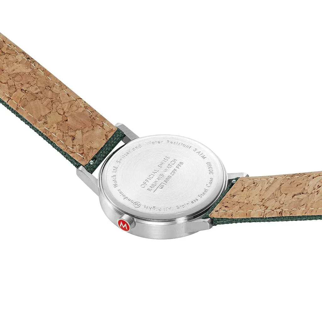 Mondaine Classic Unisex Green Watch A660.30314.60SBF
