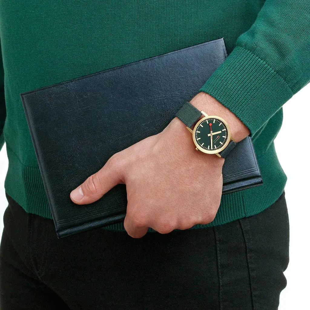 Mondaine Classic Unisex Green Watch A660.30314.60SBS