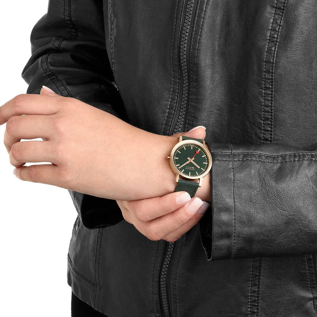 Mondaine Classic Unisex Green Watch A660.30314.60SBS