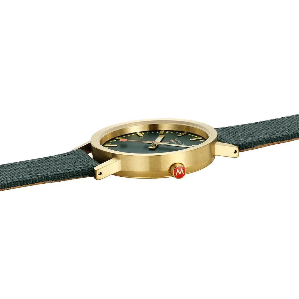 Mondaine Classic Unisex Green Watch A660.30314.60SBS
