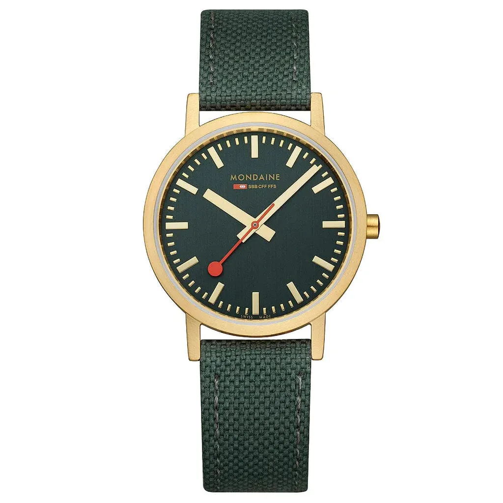 Mondaine Classic Unisex Green Watch A660.30314.60SBS