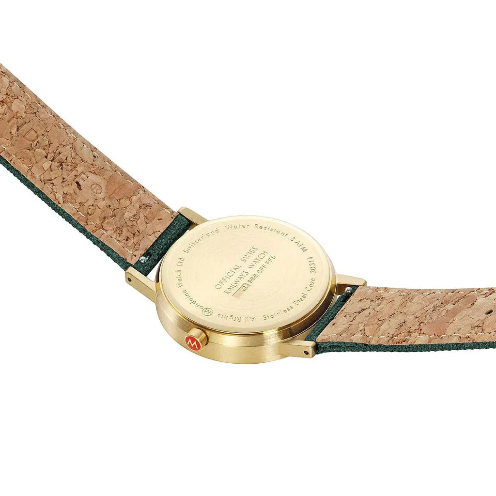 Mondaine Classic Unisex Green Watch A660.30314.60SBS