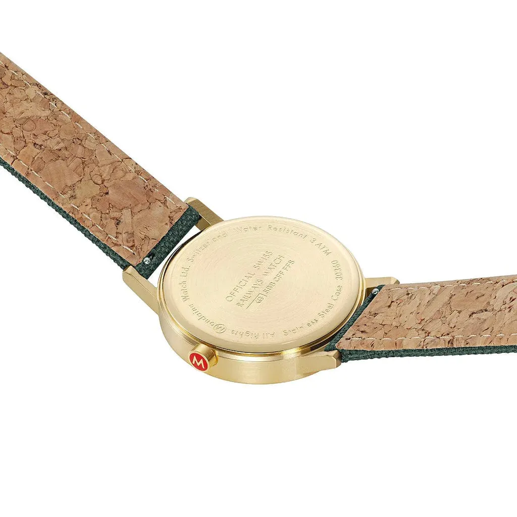 Mondaine Classic Unisex Green Watch A660.30360.60SBS