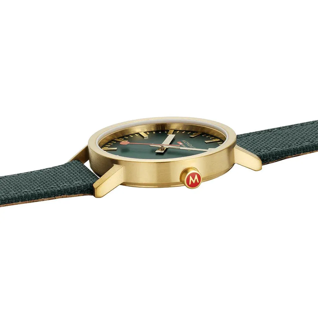 Mondaine Classic Unisex Green Watch A660.30360.60SBS