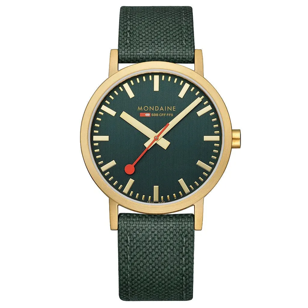 Mondaine Classic Unisex Green Watch A660.30360.60SBS