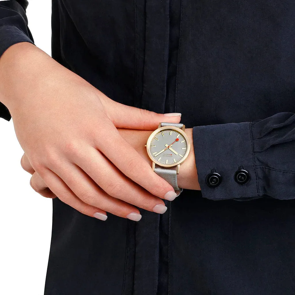 Mondaine Classic Unisex Grey Watch A660.30314.80SBU