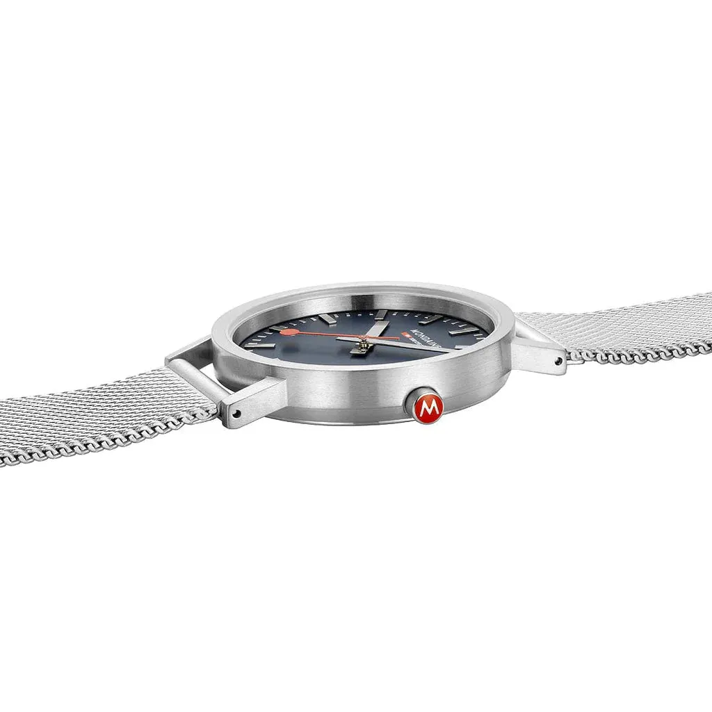 Mondaine Classic Unisex Silver Watch A660.30314.40SBJ