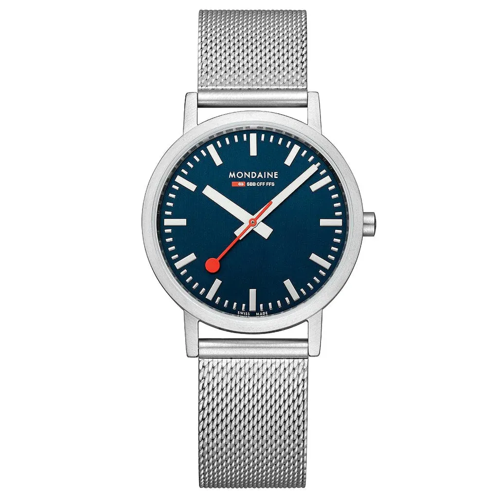 Mondaine Classic Unisex Silver Watch A660.30314.40SBJ