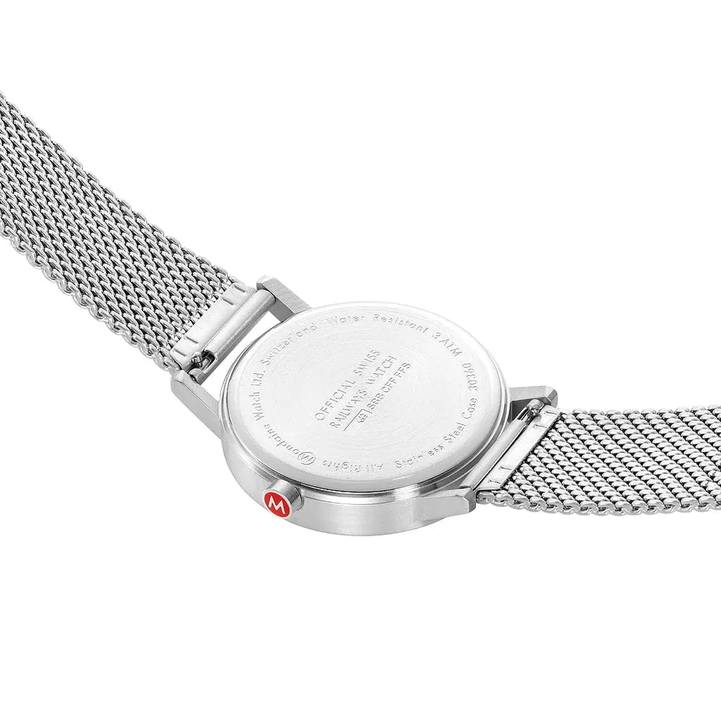 Mondaine Classic Unisex Silver Watch A660.30360.40SBJ