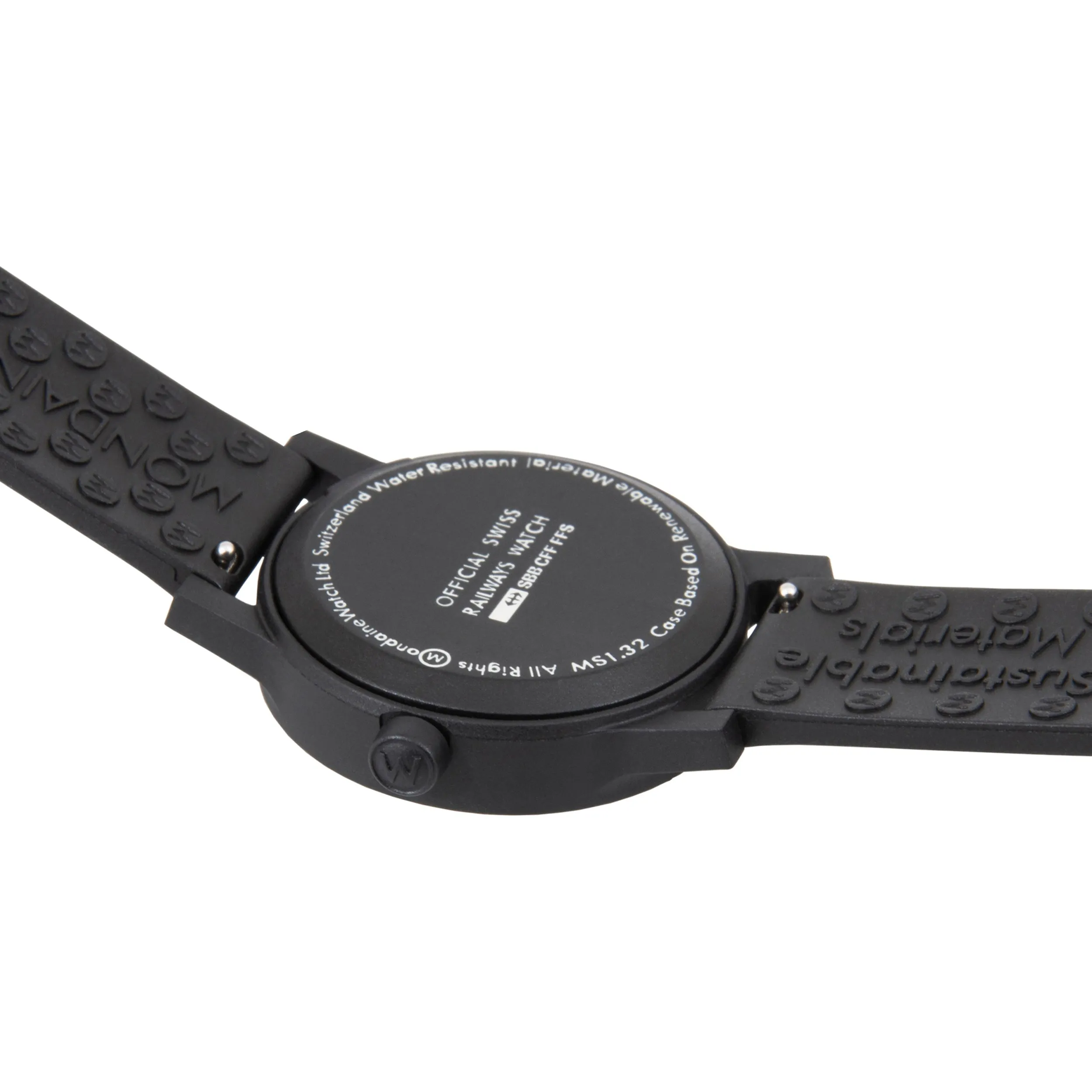 Mondaine Essence Unisex Black Watch MS1.32120.RB
