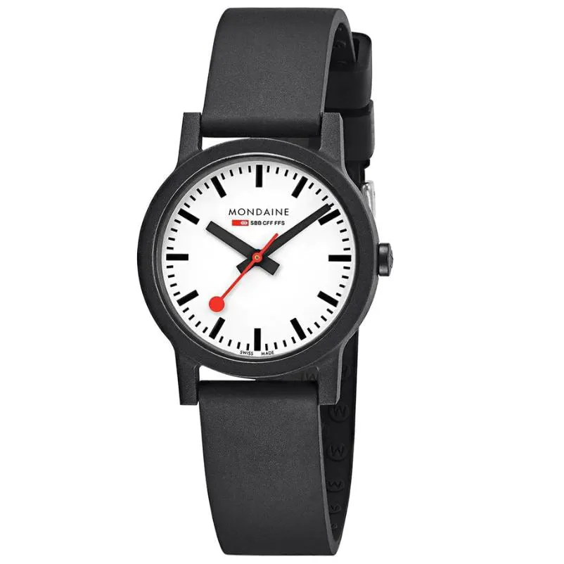 Mondaine Essence Unisex White Watch MS1.32110.RB