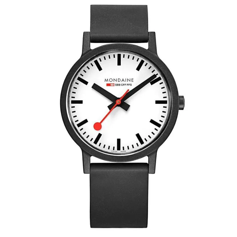 Mondaine Essence Unisex White Watch MS1.41110.RB