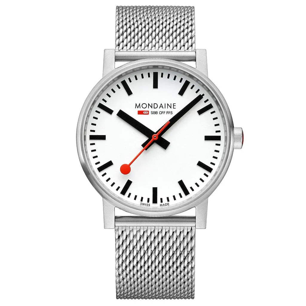 Mondaine Evo2 Ladies White Watch MSE.43110.SJ