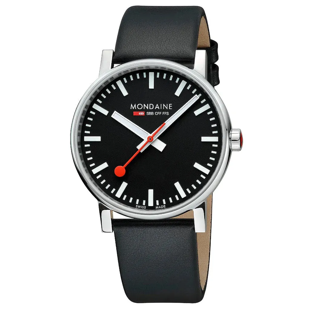 Mondaine Evo2 Men's Black Watch MSE.43120.LB