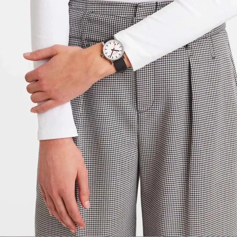 Mondaine Evo2 Unisex White Watch MSE.35110.LBV