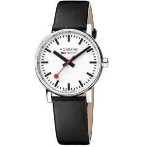 Mondaine Evo2 Unisex White Watch MSE.35110.LBV