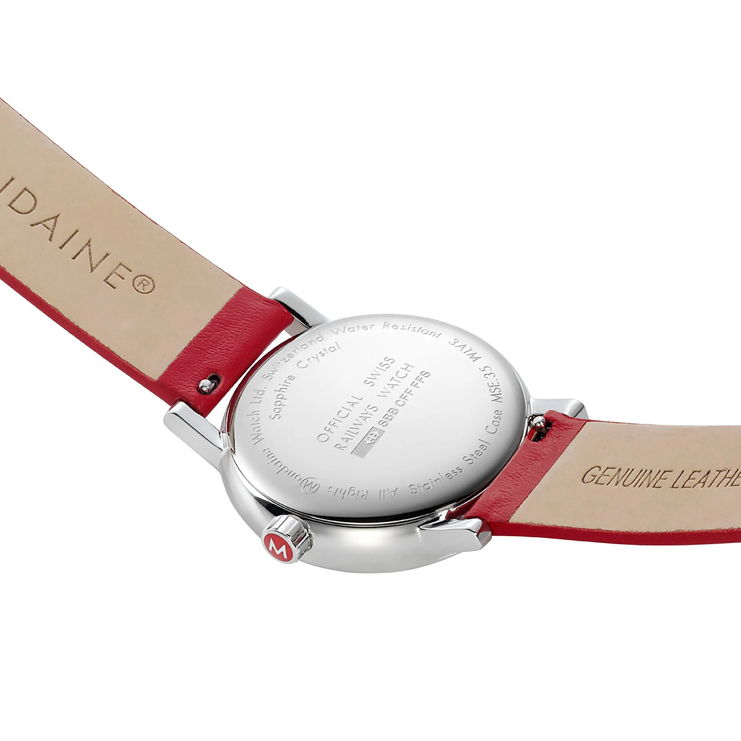 Mondaine Evo2 Unisex White Watch MSE.35110.LC