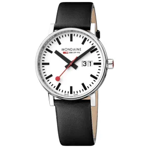 Mondaine Evo2 Unisex White Watch MSE.40210.LB