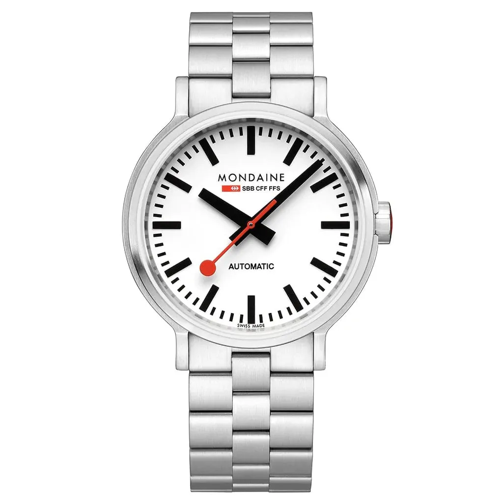 Mondaine Original Automatic Men's White Watch MST.4161B.SJ
