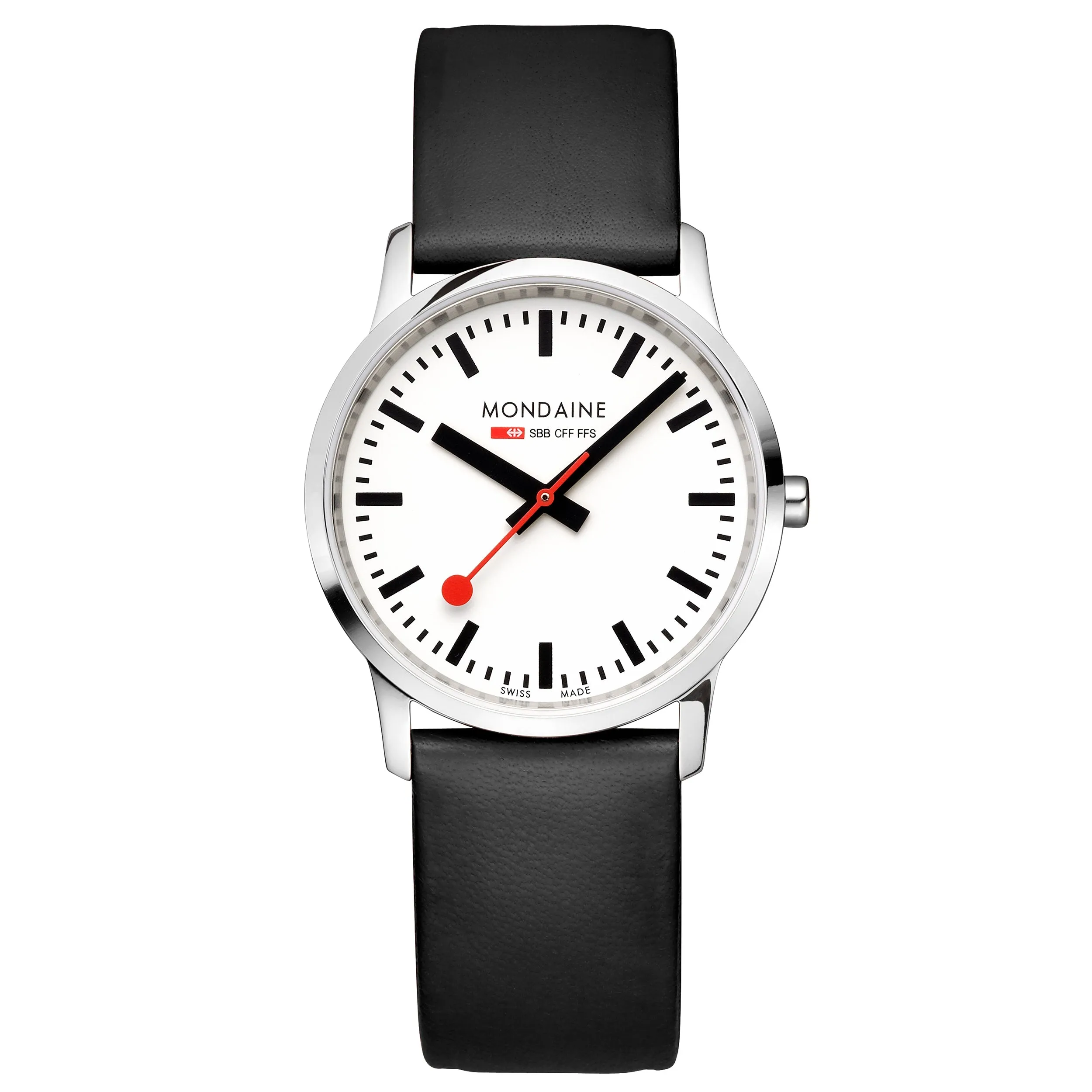 Mondaine Simply Elegant Unisex White Watch A400.30351.12SBB