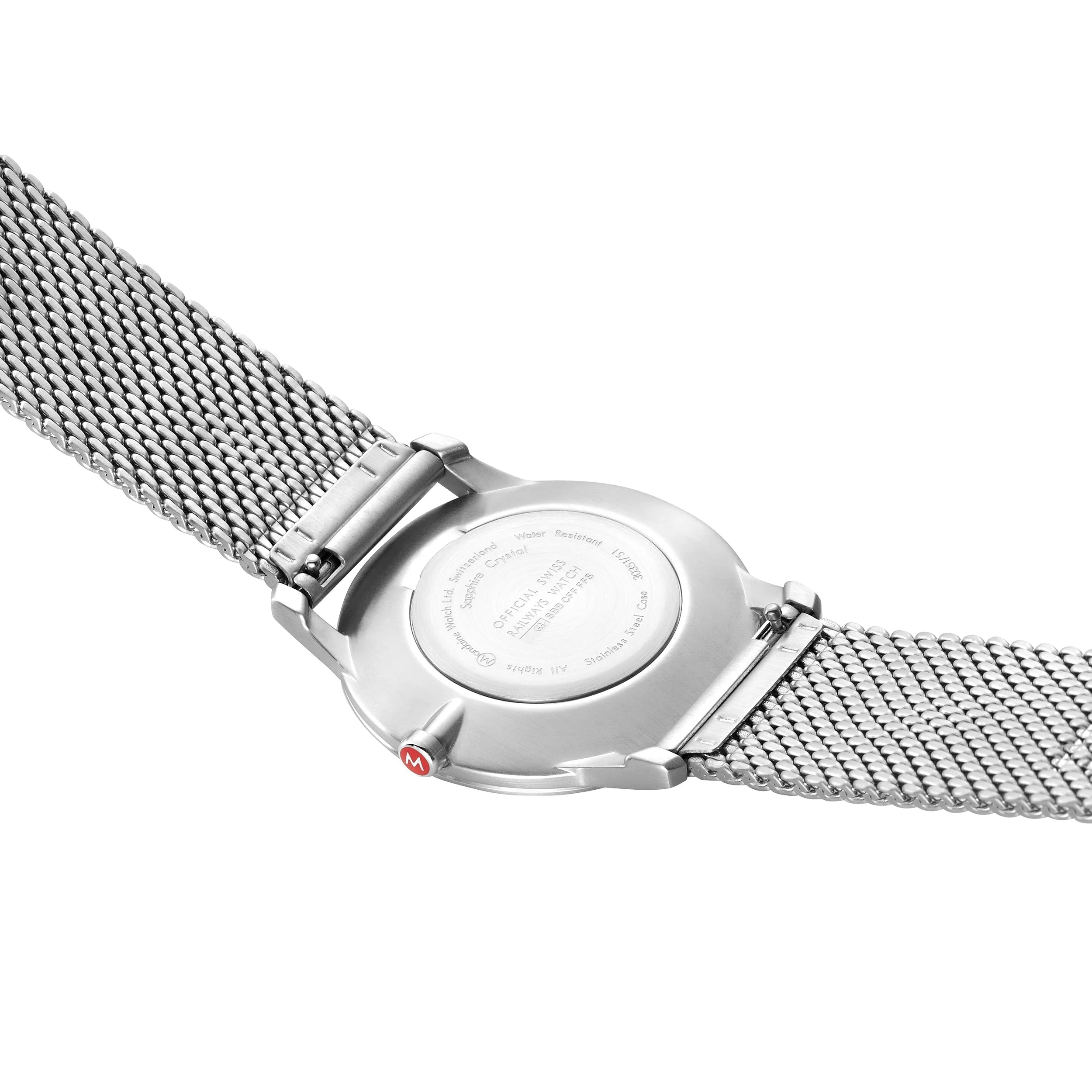 Mondaine Simply Elegant Unisex White Watch A400.30351.16SBZ