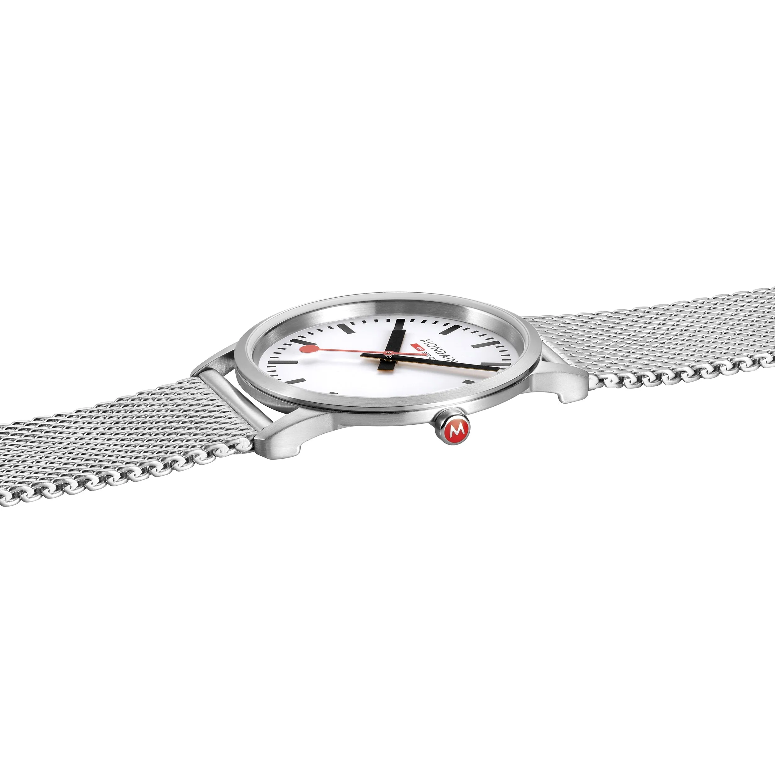 Mondaine Simply Elegant Unisex White Watch A400.30351.16SBZ
