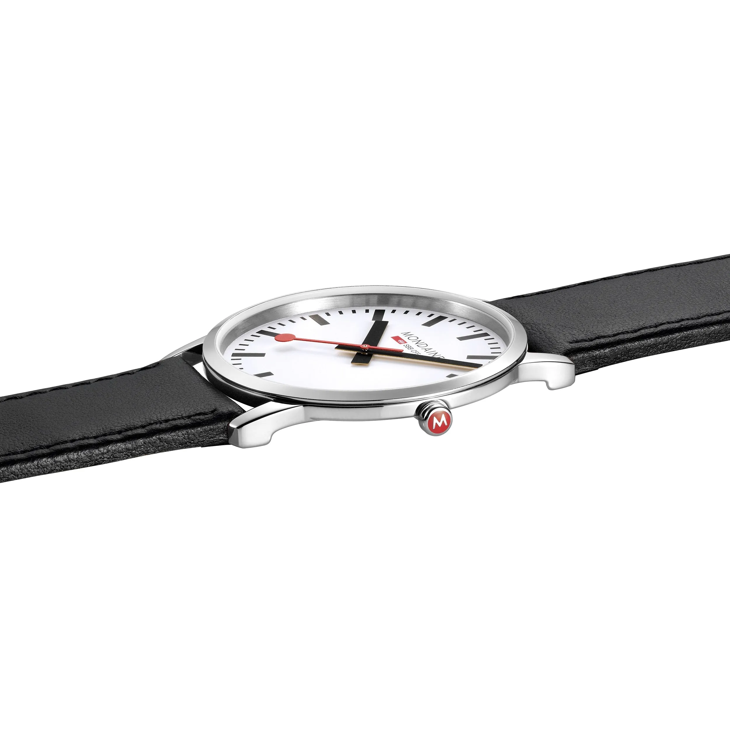 Mondaine Simply Elegant Unisex White Watch A638.30350.11SBO