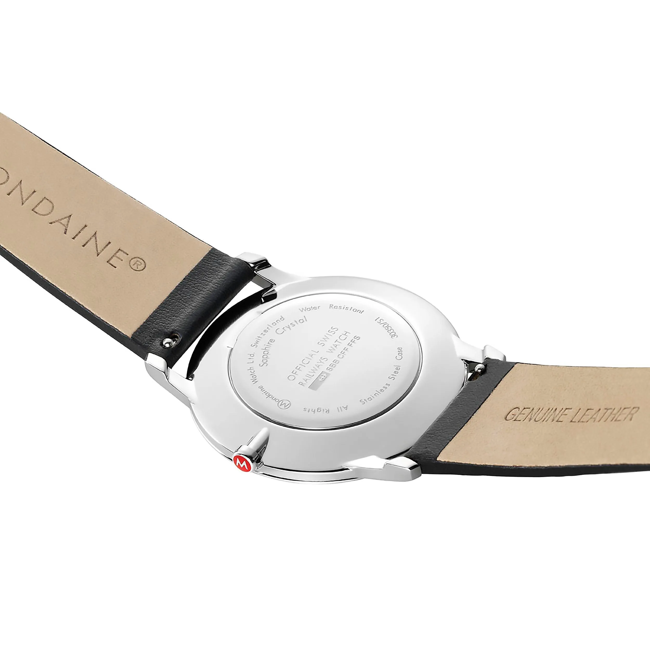Mondaine Simply Elegant Unisex White Watch A638.30350.11SBO