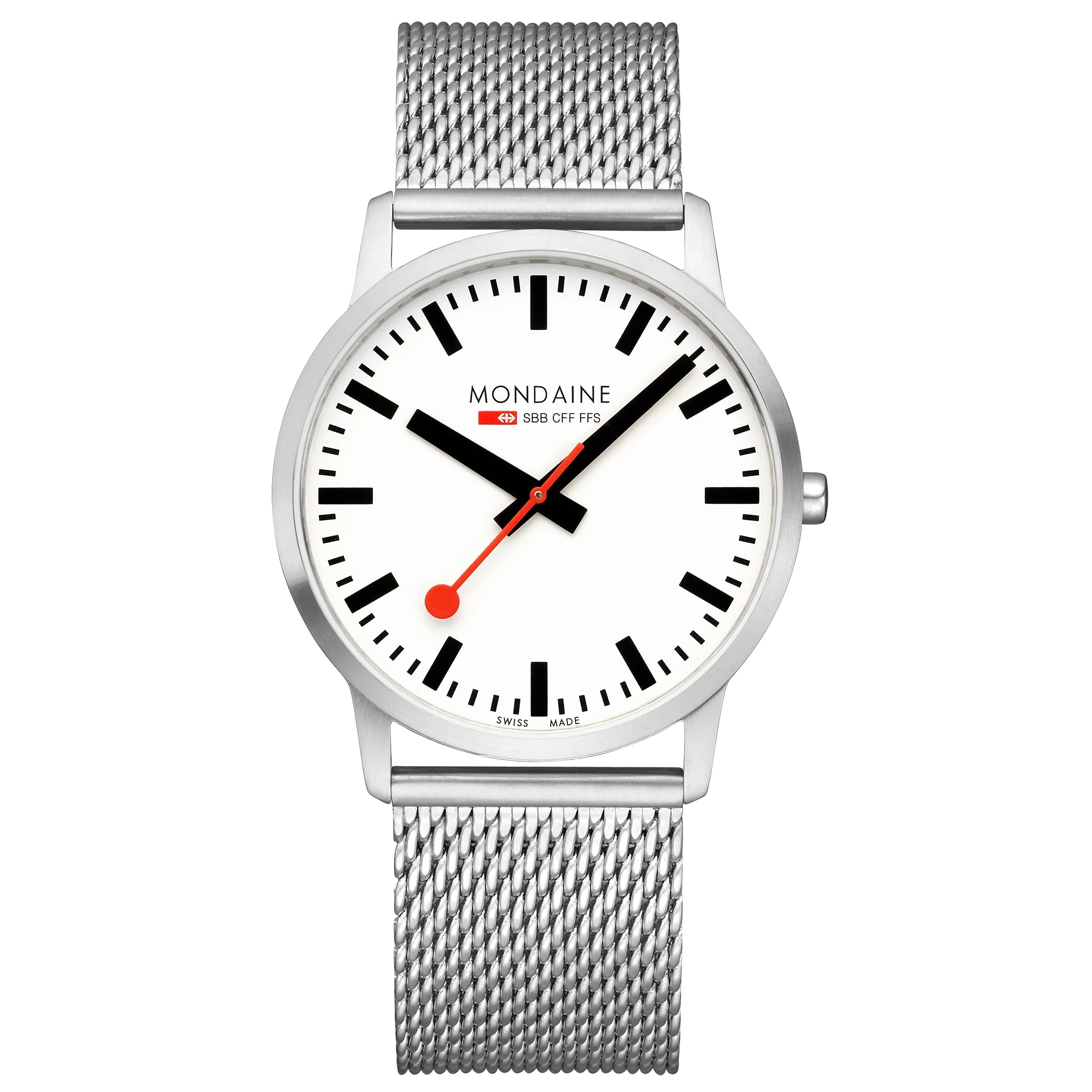 Mondaine Simply Elegant Unisex White Watch A638.30350.16SBZ