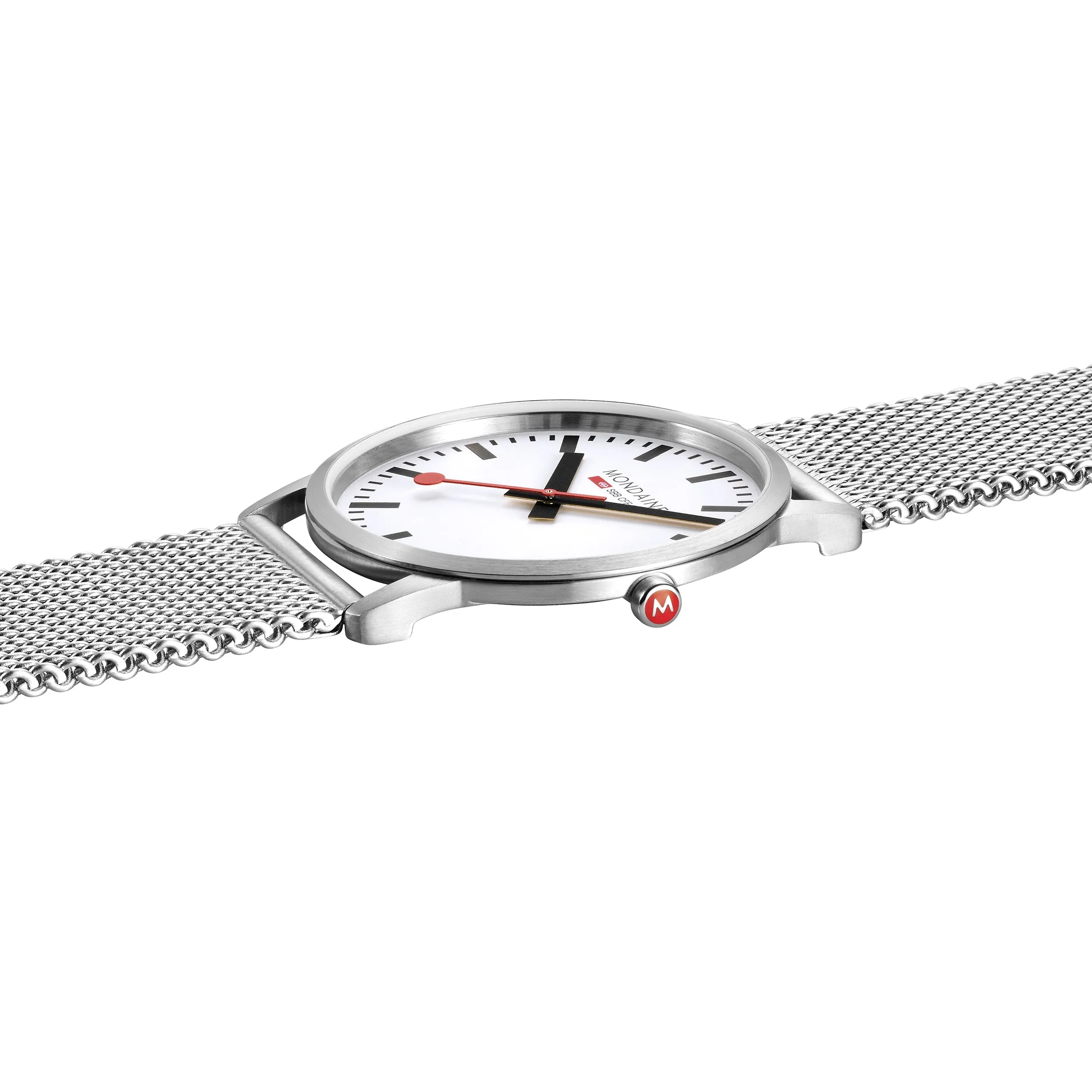 Mondaine Simply Elegant Unisex White Watch A638.30350.16SBZ