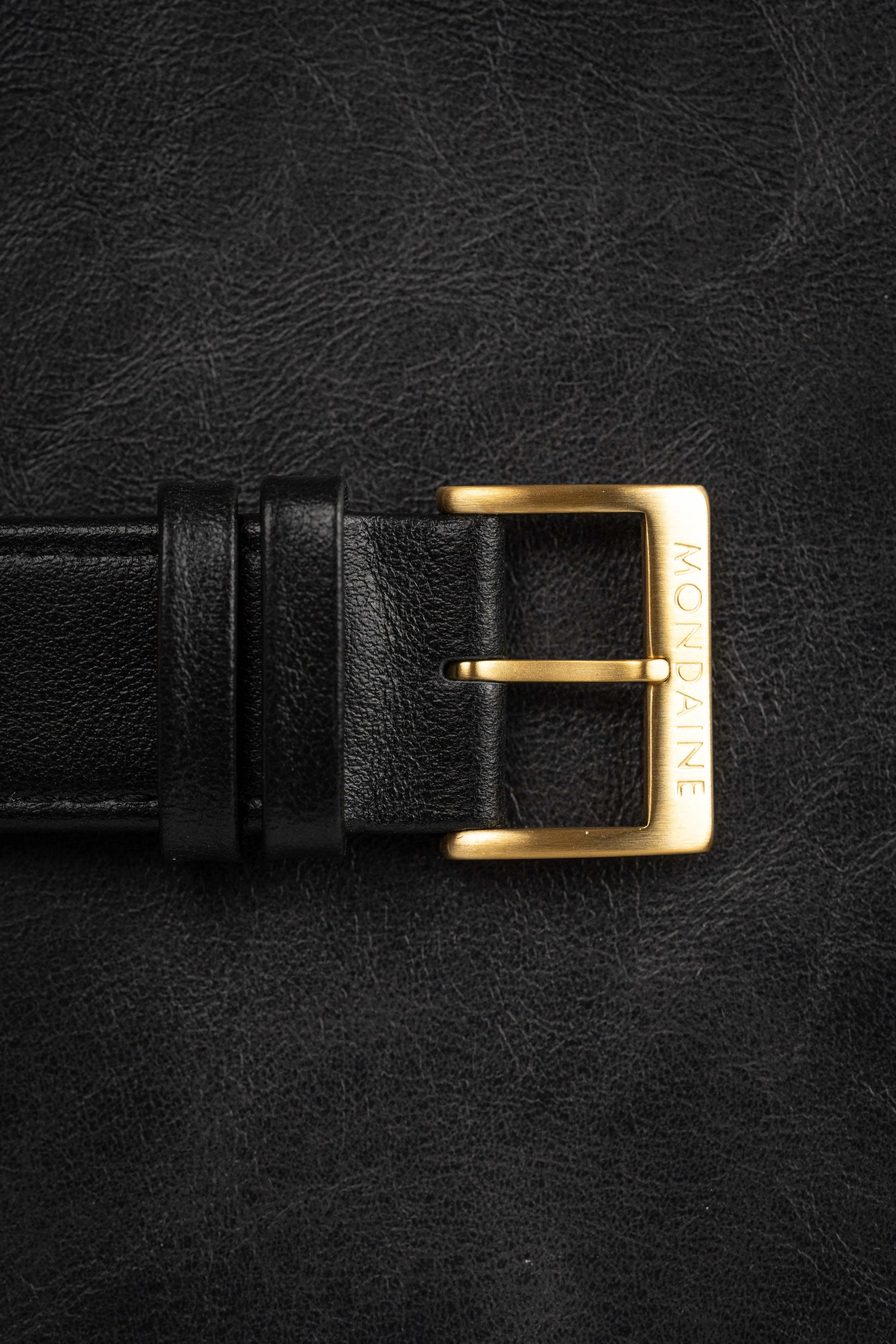 Mondaine Watch EVO2 Gold Black MSE.40122.LB