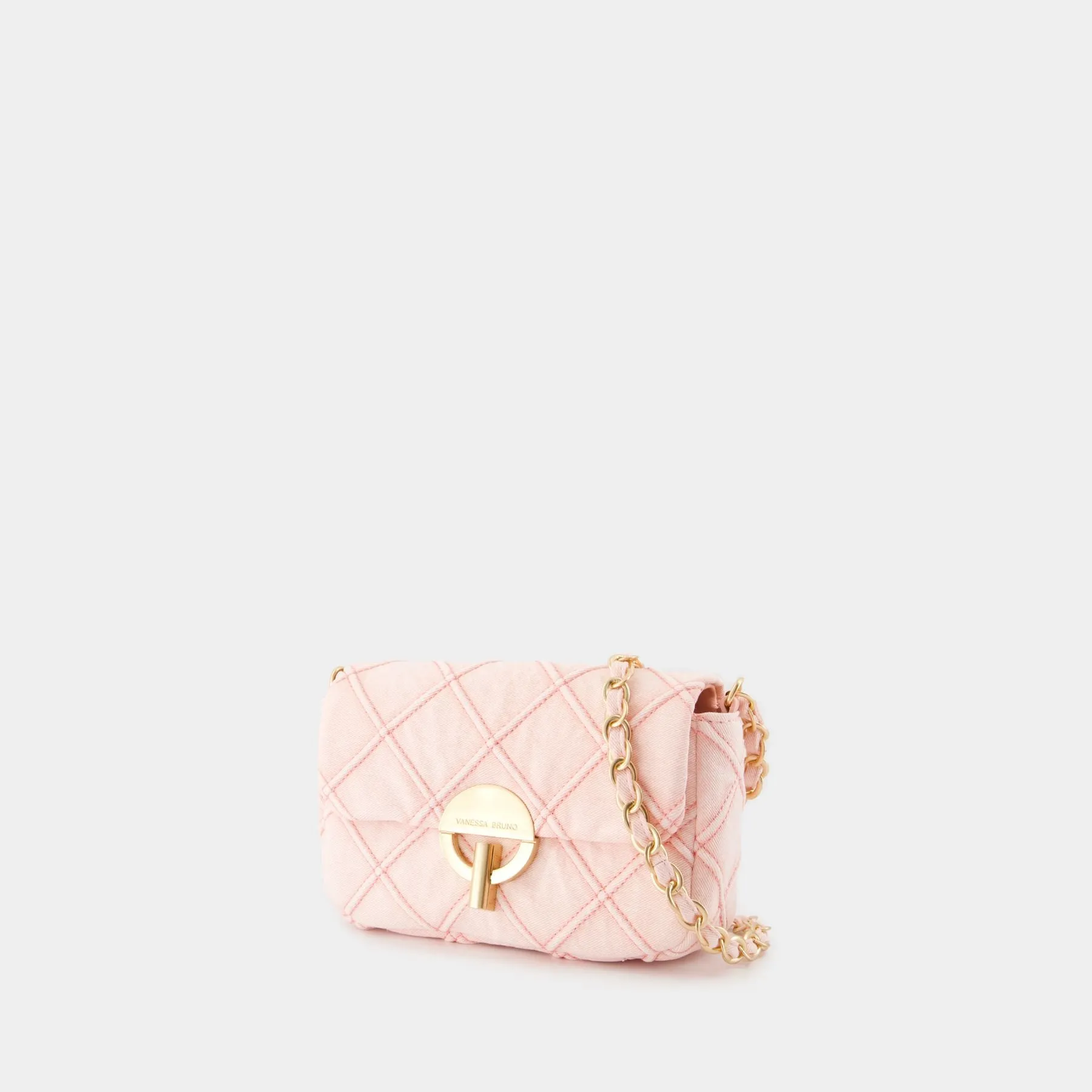Moon Moyen Crossbody - Vanessa Bruno - Cotton - Pink