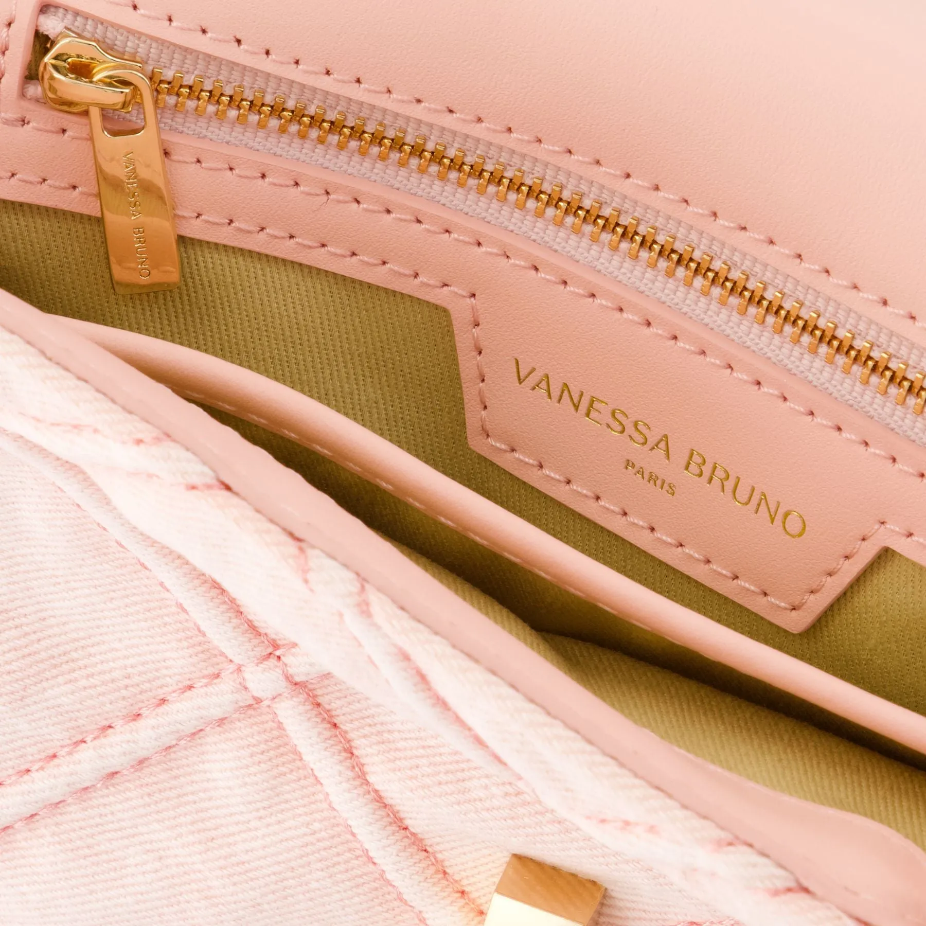 Moon Moyen Crossbody - Vanessa Bruno - Cotton - Pink